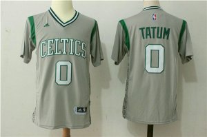 Maillot De Basket Boston Celtics Jayson Tatum 0 Gris